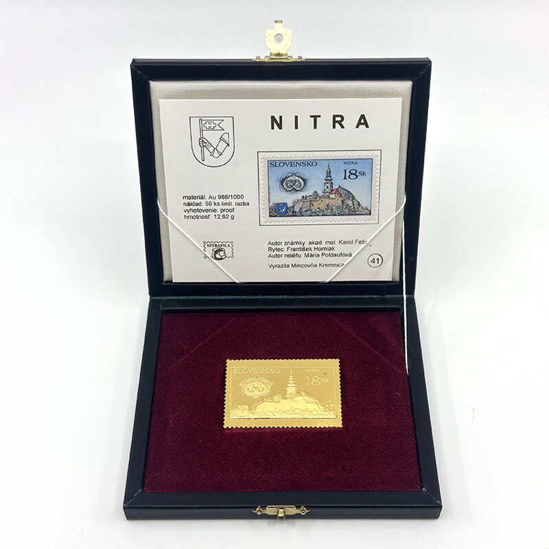 Nitra 18 Sk - gold stamp