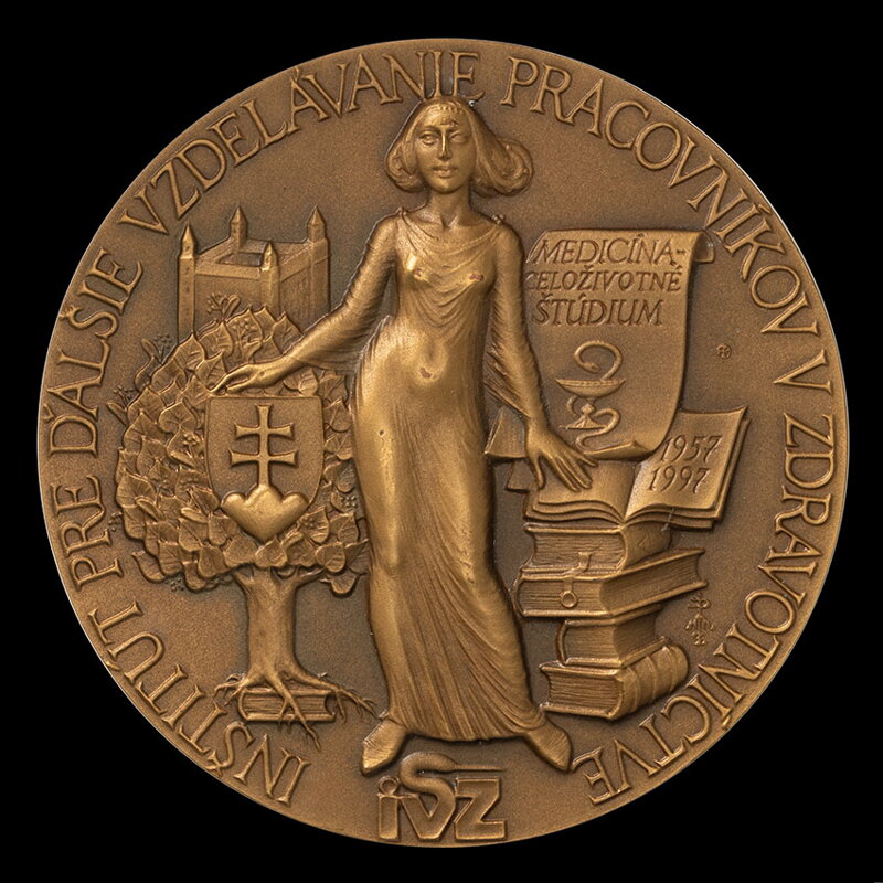 IVZ - 40th anniversary, AE medal - M. Polonský
