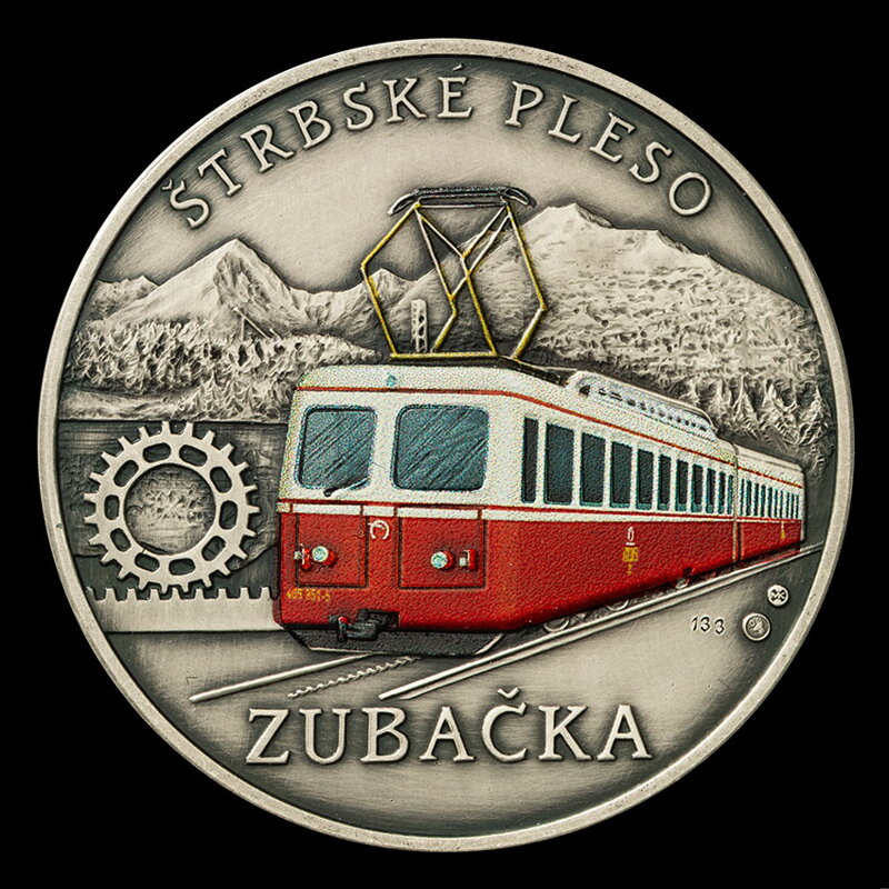 Zubačka Štrbské pleso, technical monuments in Slovakia - silver medal - Mgr. art. R. Lugár
