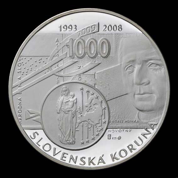 Od Slovenskej koruny k Euru - strieborná medaila