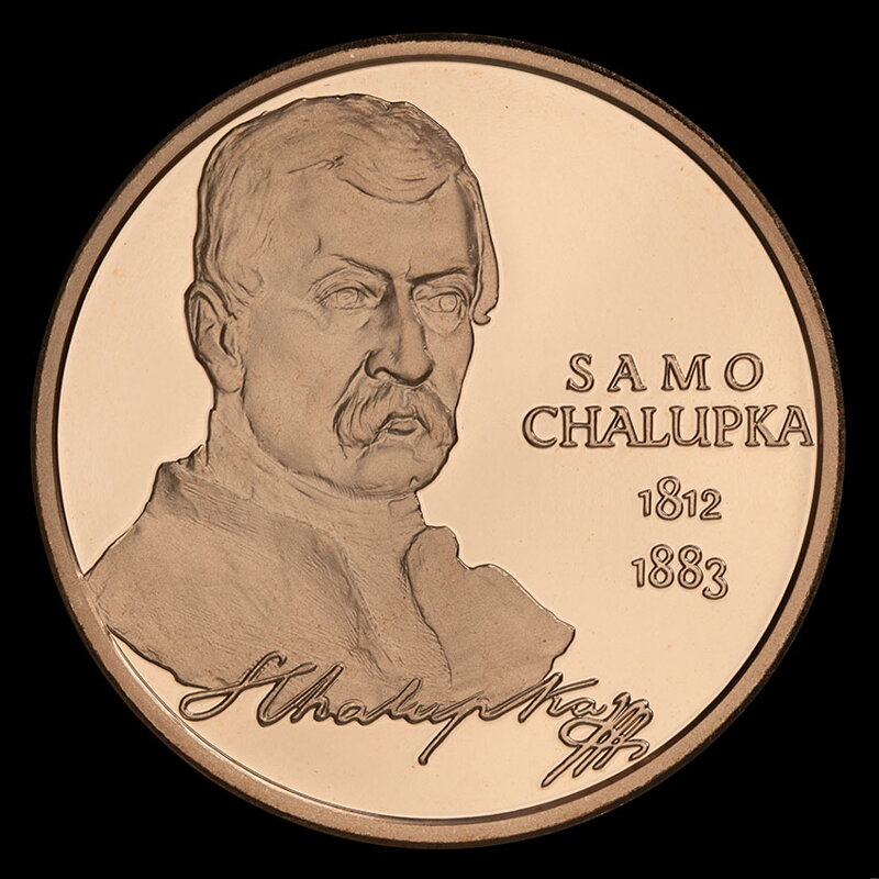 Samo Chalupka - Štúrovci - strieborná medaila - Mgr. art. Martin Sabol