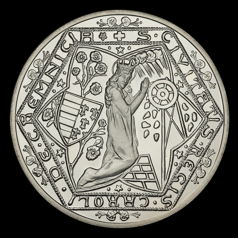 Oživenie kremnického baníctva - strieborná medaila 1934/2016 - A. Hám