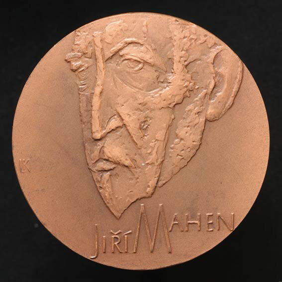 Jiří Mahen- tombaková medaila -  L. Kolář