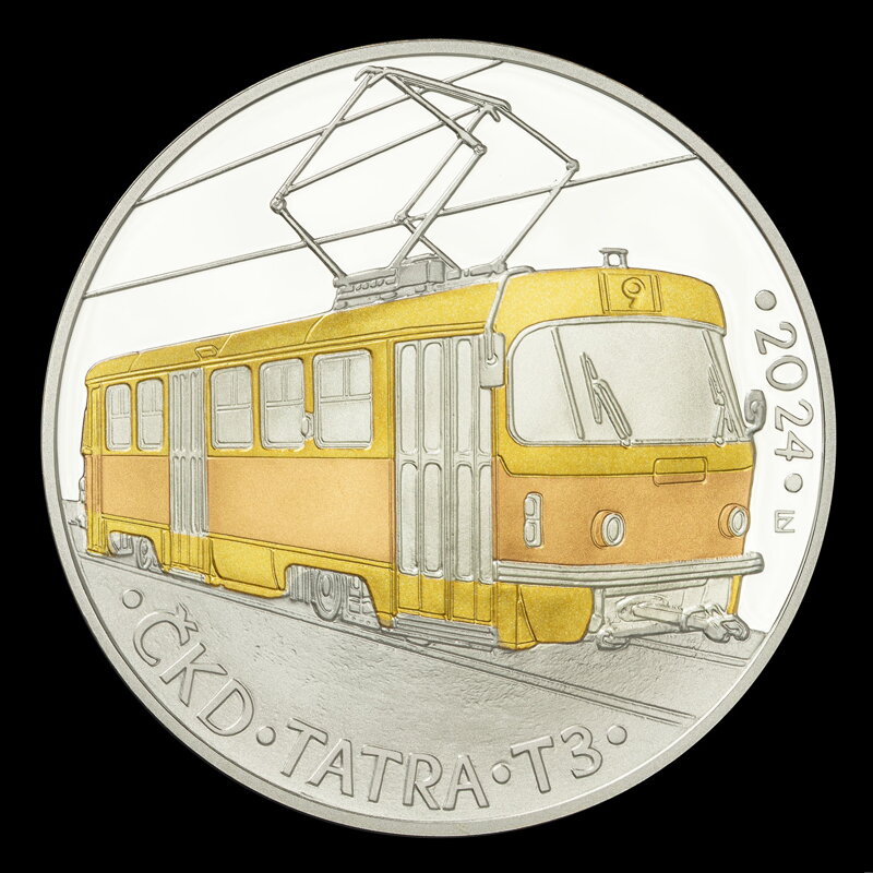 500 Kč/2024 - Električka ČKD Tatra T3 - proof
