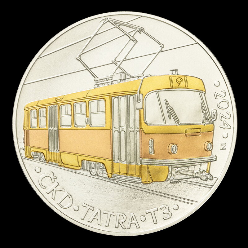500 Kč/2024 - Električka ČKD Tatra T3 - BK