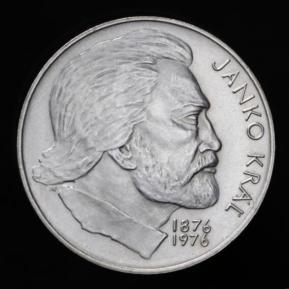100 Kčs/1976 - Janko Kráľ - 100. výročie úmrtia