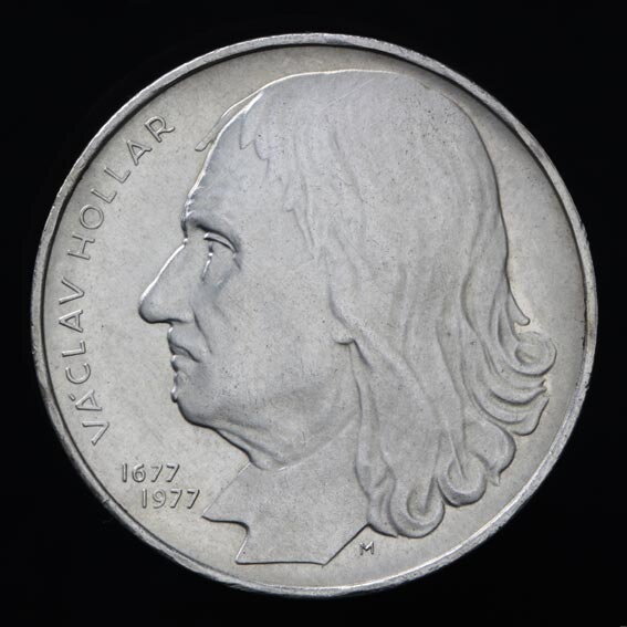 100 Kčs/1977 - Václav Hollar - 300th  anniversary of the death