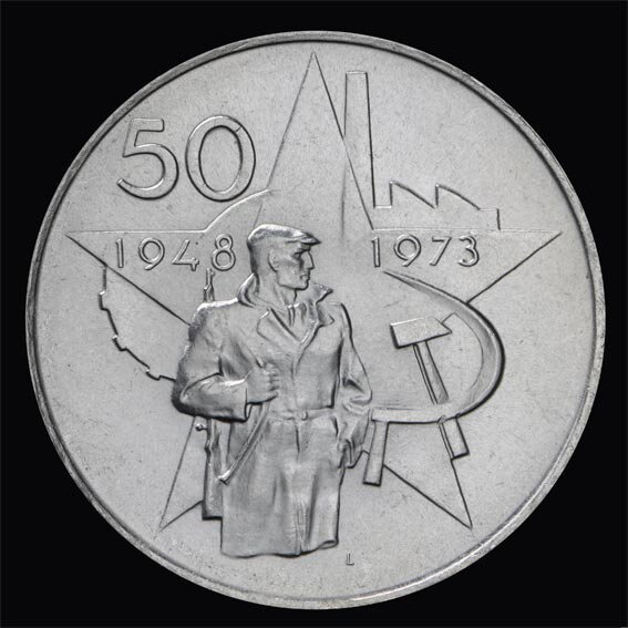 50 Kčs/1973 - Winning February - 25th anniversary