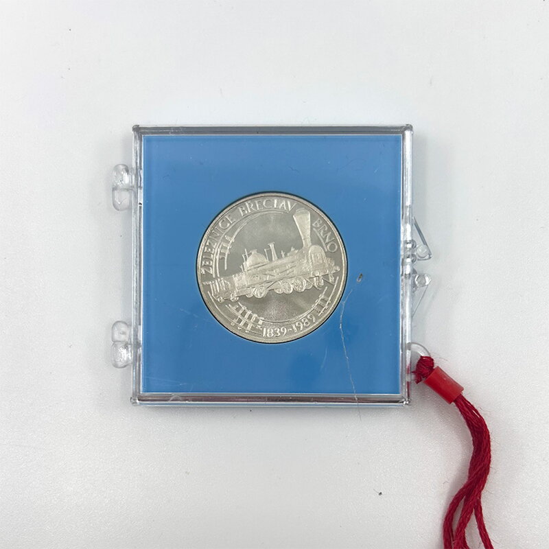 50 Kčs/1989 - Železnice Břeclav -  Brno - 150. výročie zahájenia žel. dopravy 