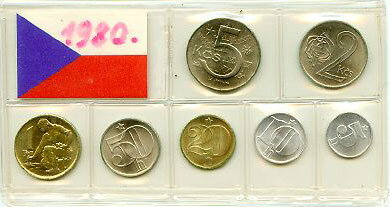 Coin set - CSSR 1980