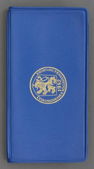 Sada obehových mincí ČSSR 1982 - "Modrý obal"