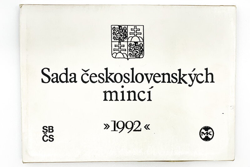 Sada obehových mincí ČSFR 1992
