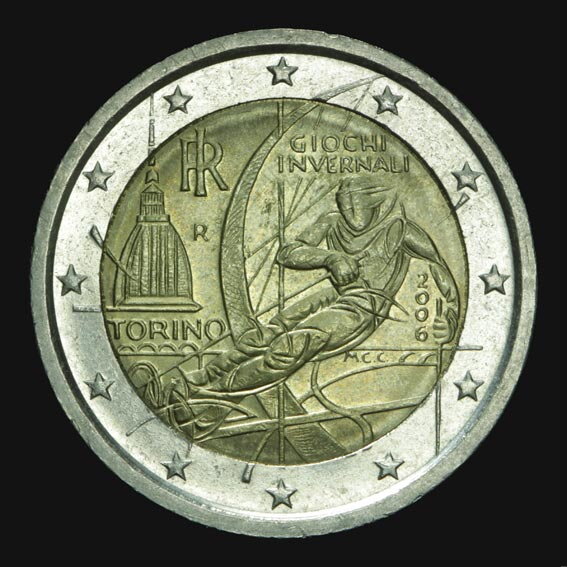 TALIANSKO - 2 EURO/2006 - Zimné olympijské hry v Turíne