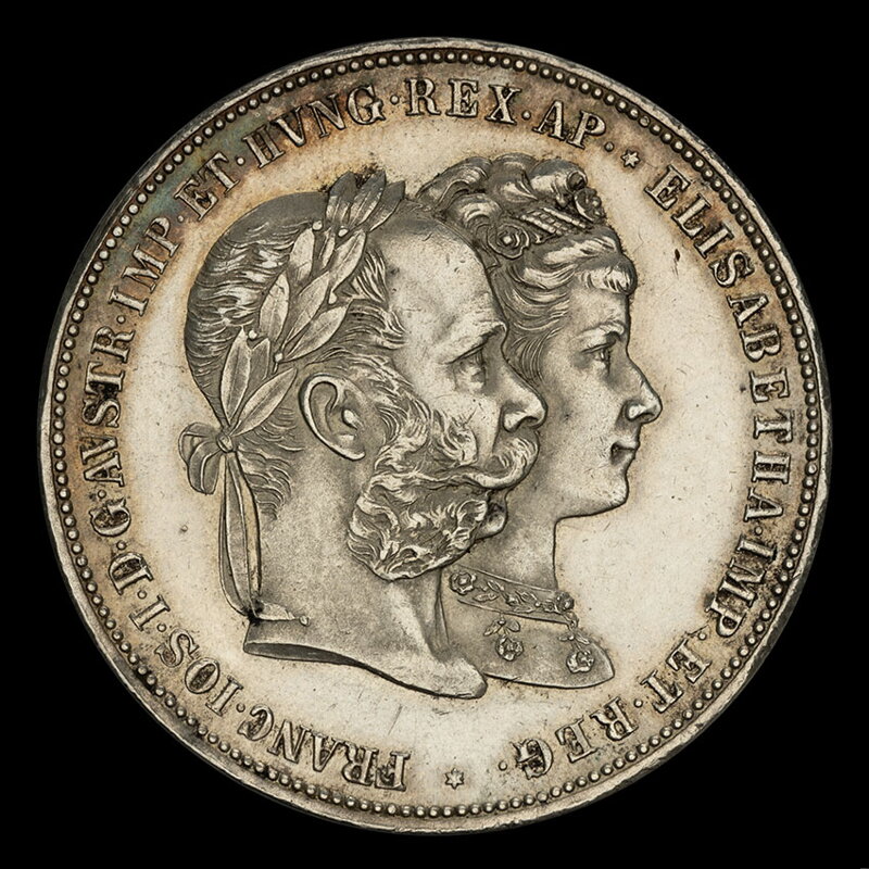 František Jozef I. - 2 zlatník 1879 - svadobný