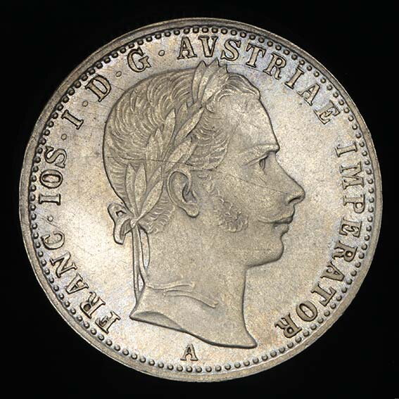 Francis Joseph I.- 1/4 Florin 1865 A