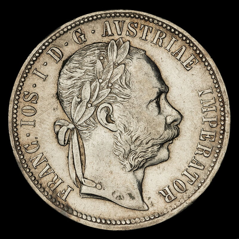 František Jozef I. - 1 Florin 1880 bz