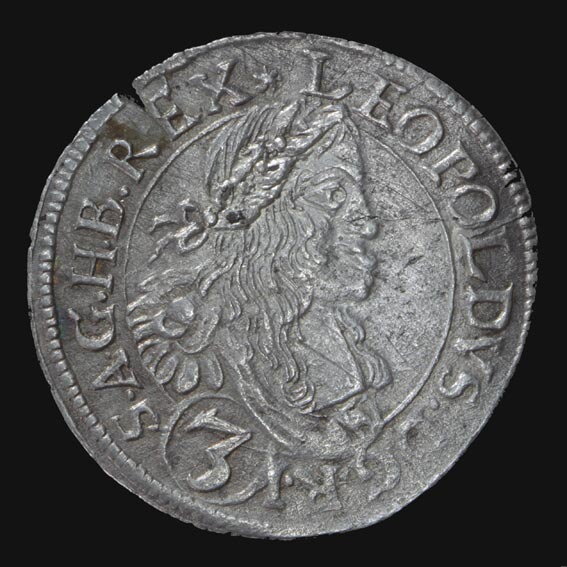 Leopold I. - 3 grajciar 1665 NG