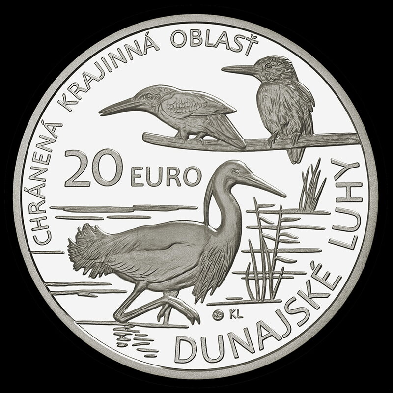 20 EURO/2025 - Chránená krajinná oblasť Dunajské luhy