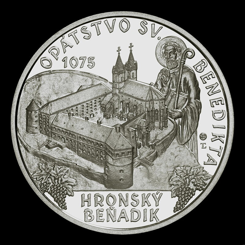 10 EURO/2025 - 950th anniversary of the establishment of the Benedictine abbey in Hronský Beňadik