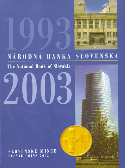 Sada mincí Slovenskej republiky 2003 - 10. výročie NBS
