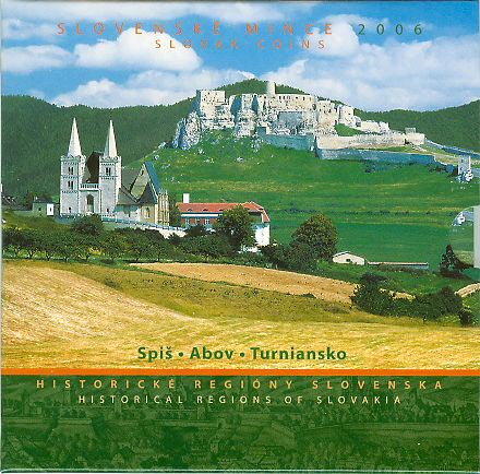 Sada mincí Slovenskej republiky 2006 - Historické regióny Slovenska