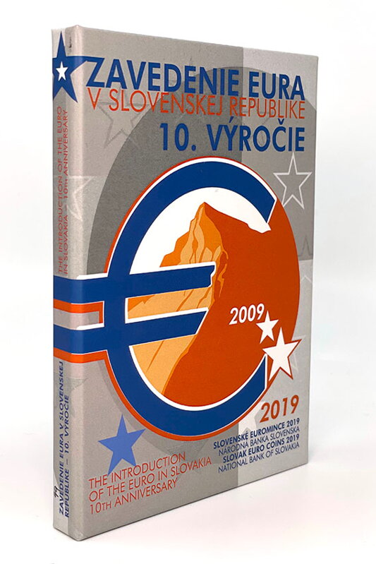 Sada mincí Slovenskej republiky 2019 - 10. výročie zavedenie eura v SR Proof Like