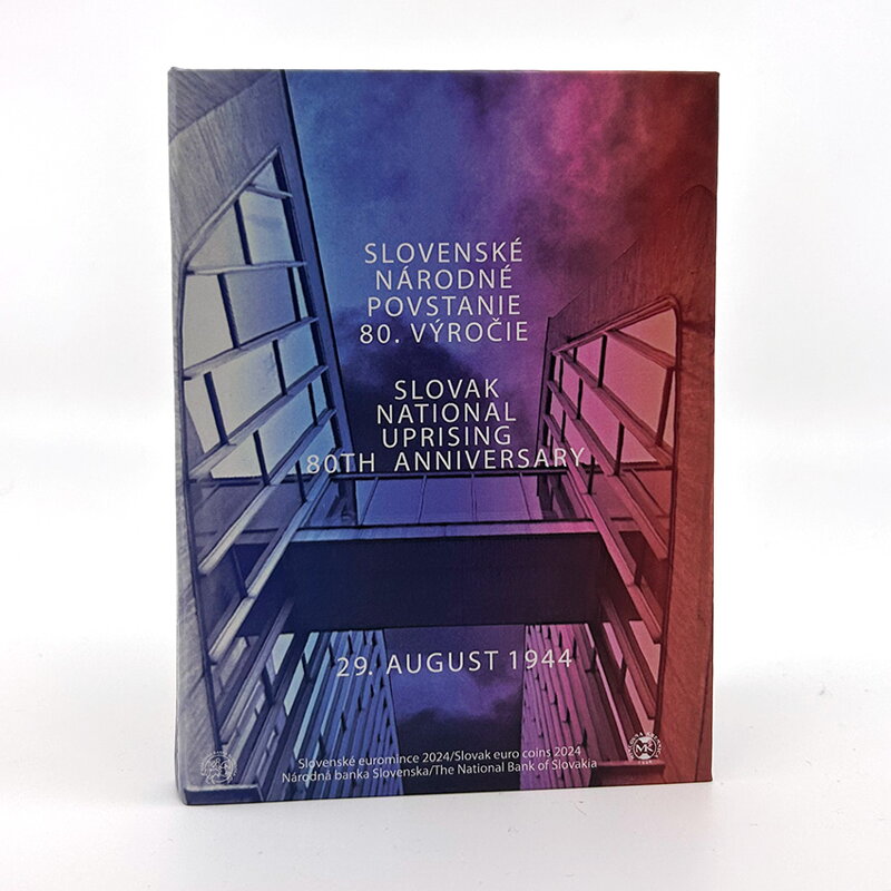 Sada mincí Slovenskej republiky 2024 - Slovenské národné povstanie - 80. výročie vypuknutia - Proof like