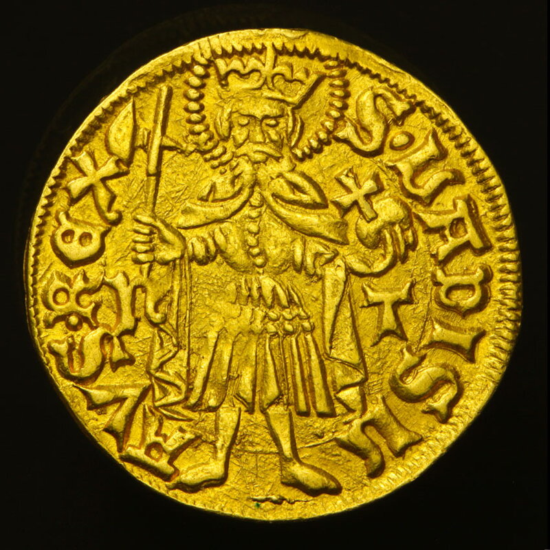 Matej Korvín - dukát bez letopočtu h-T