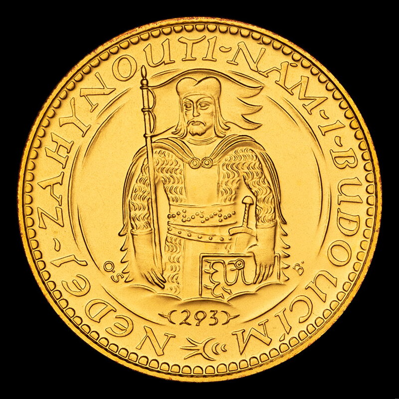 Svätováclavský dukát jubilejný 1918/2018, číslovaný 1 až 500