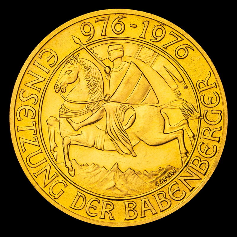 Rakúsko - 1000 ATS 1976 - Dynastia Babenberger 976 - 1976 - 1000. výročie