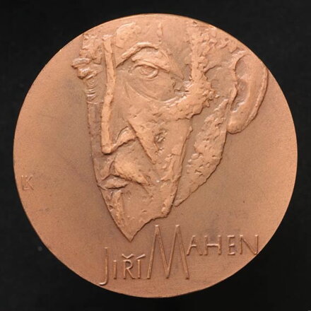 Jiří Mahen- tombaková medaila -  L. Kolář