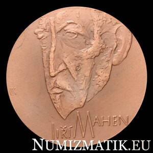 Jiří Mahen- tombak medal - L. Kolář