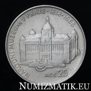 25 Kčs/1968 - National Museum in Prague - 150th anniversary of its foundation