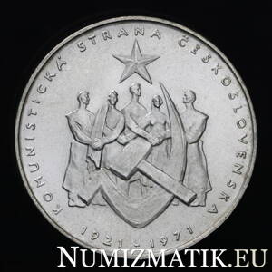 50 Kčs/1971 - 50. výročie založenia KSČ