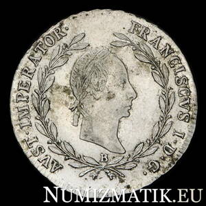 František I.  - 20 grajciar 1829 B