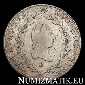 Jozef II. - 20 grajciar 1784 B
