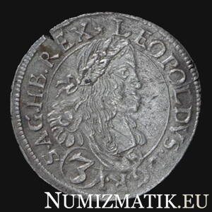 Leopold I. - 3 grajciar 1665 NG