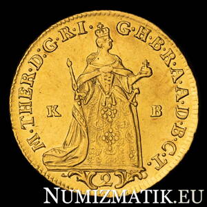 Maria Theresia- 2 ducat 1765 KB