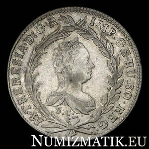 Mária Terézia - 20 grajciar 1765 S.C./G