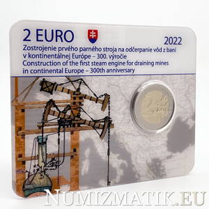 2 EURO/2022 - 300th anniversary of the construction of continental Europe’s first atmospheric steam engine for draining mines - CoinCard