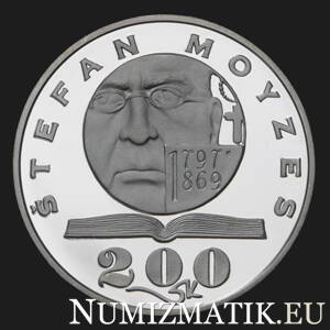 200 Sk/1997 - Štefan Moyzes - 200th anniversary of the birth