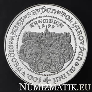 500 Sk/1999 - Zahájenie razby toliarových mincí v Kremnici - 500. výročie