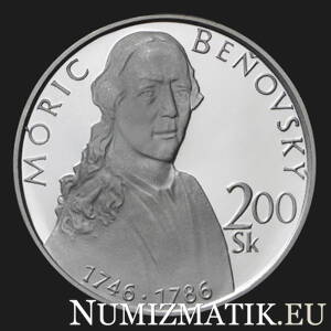200 Sk/1996 - Móric Beňovský  - 250th anniversary of the birth