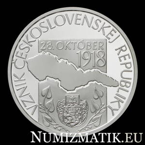 10 EURO/2018 - 100th anniversary of the establishment of the Czechoslovak Republic