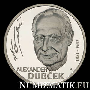10 EURO/2021 - Alexander Dubček - 100. výročie narodenia
