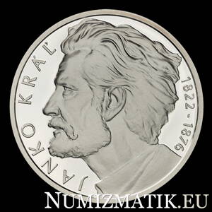 10 EURO/2022 - Janko Kráľ - 200. výročie narodenia