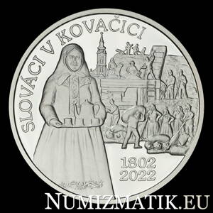 10 EURO/2022 - 220th anniversary of the start of Slovak emigration to Kovačica