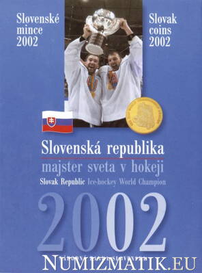 Sada mincí Slovenskej republiky 2002 - SR majster sveta v hokeji