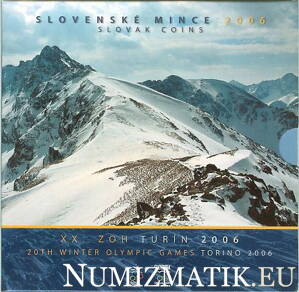 Sada mincí Slovenskej republiky 2006 - XX. ZOH Turín PROOF