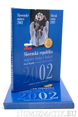 Coin set of the Slovak Republic 2002 - SR world hockey champion